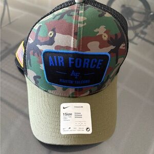 Nike Green and Black Camo Hat